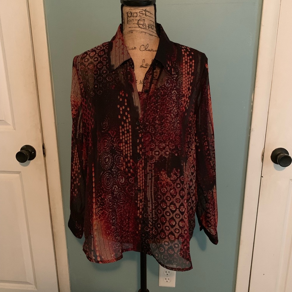 Liz Baker two piece top Petite Large